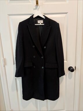 Carine Roitfeld collab -Wool Black Women’s  pea coat
